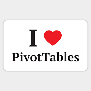 I Heart PivotTables Sticker